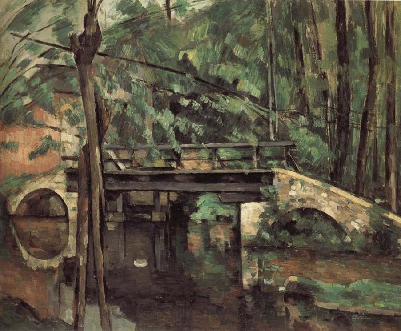 Paul Cezanne The Bridge of maincy Norge oil painting art